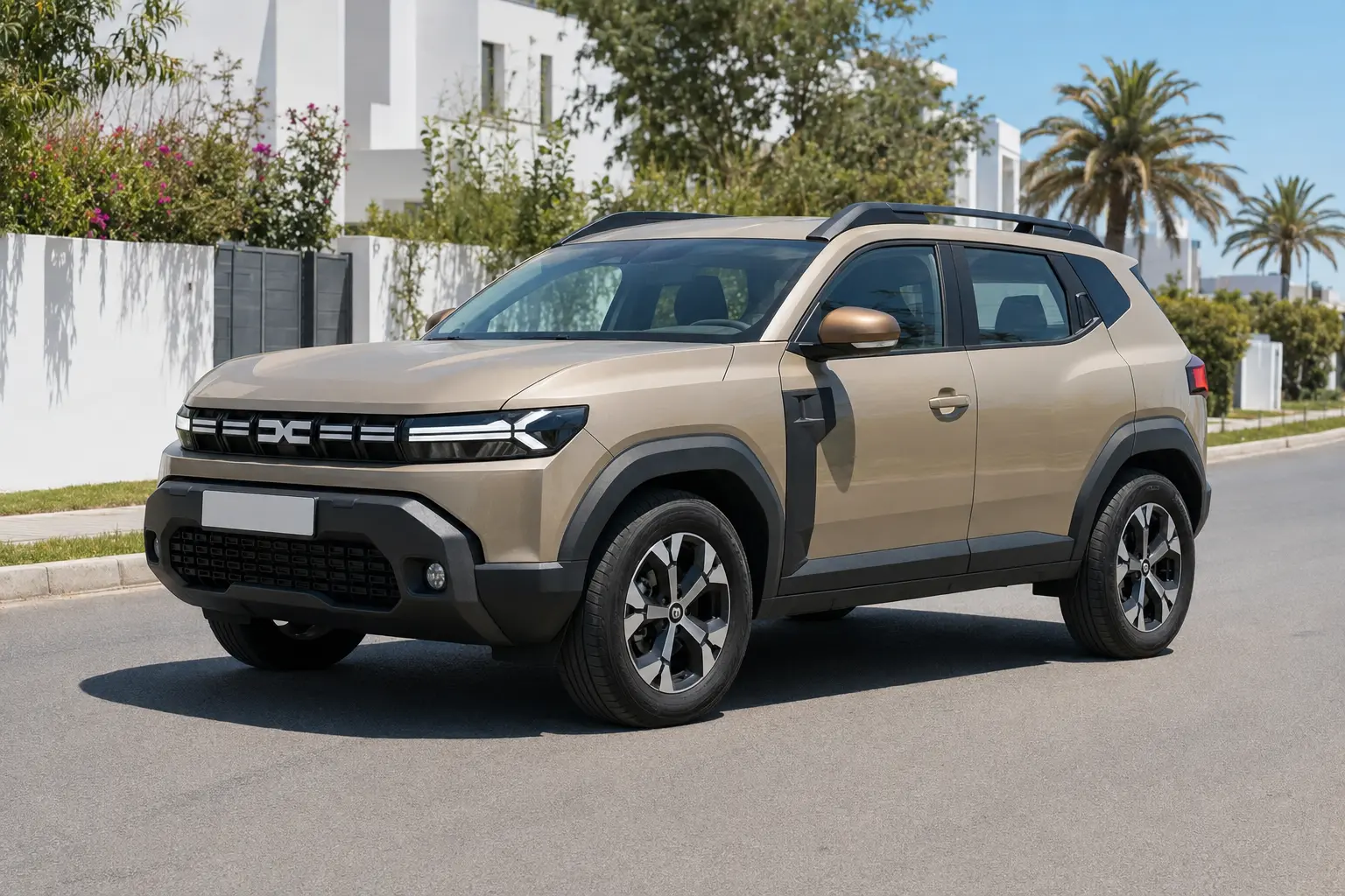 Dacia Duster 2025 de la flotte Car2030 à Casablanca